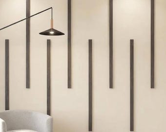 DIY Pre-Cut Wall Molding Kit – Vertical Wall Molding, Modern Wall  Moulding Decor