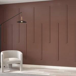 Easy DIY Wall Molding Kit – Transform Your Space with Pre-cut Bespoke Wainscoting Frames and Stylish Wall Paneling, Accent wall kit image 3