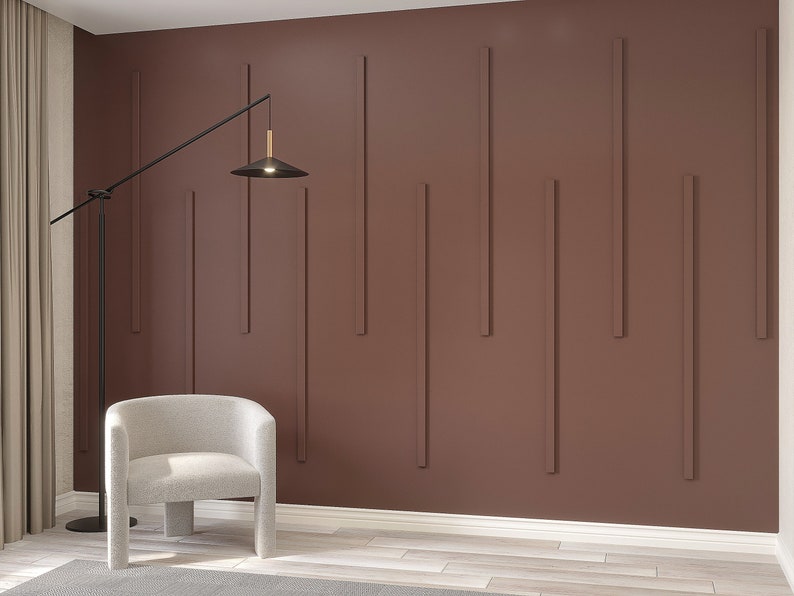 Easy DIY Wall Molding Kit – Transform Your Space with Pre-cut Bespoke Wainscoting Frames and Stylish Wall Paneling, Accent wall kit image 3