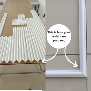 Pre-cut Wainscoting Cladding Kit – Double Panel Design, Factory Primed ...