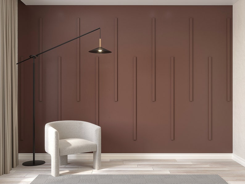 Easy DIY Wall Molding Kit – Transform Your Space with Pre-cut Bespoke Wainscoting Frames and Stylish Wall Paneling, Accent wall kit image 1