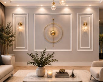 Ready to install Wall Moulding Kit, Ready to Go Wall Paneling Kit Wall Paneling Wainscoting Kit Pre-cut Bespoke Paneling Wainscoting Frames