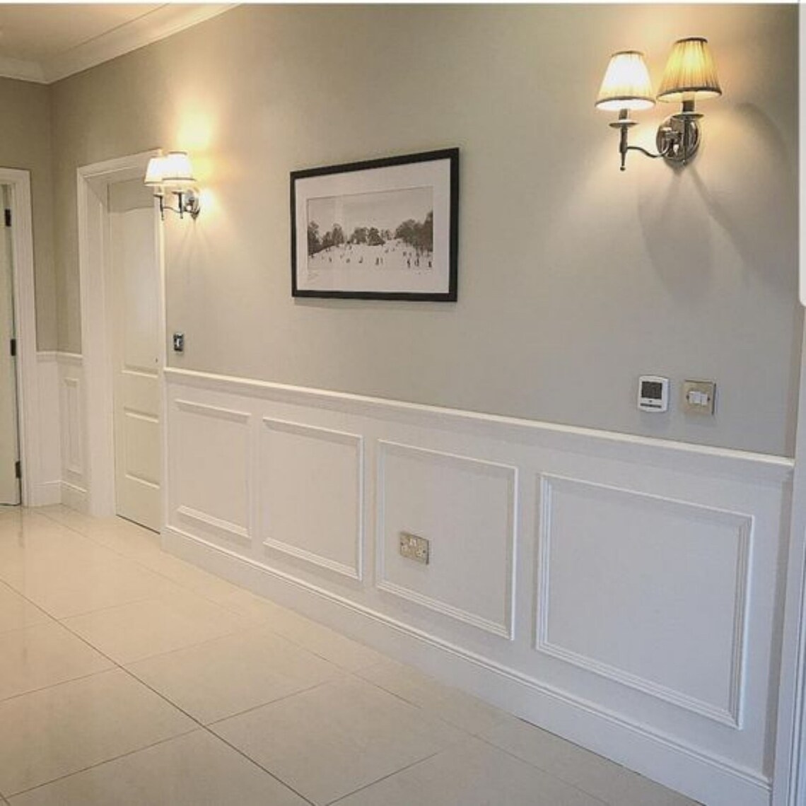 Wall Accent Decorative Accent Wall Kit Lined Wall Molding 2.5 Etsy