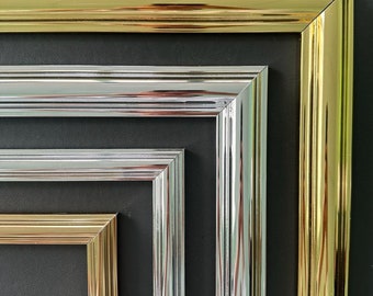 Shiny Silver Wall molding Silver-Coated Wall molding, Painted wall molding Shiny wall molding DIY project, Wall molding, Wall moulding