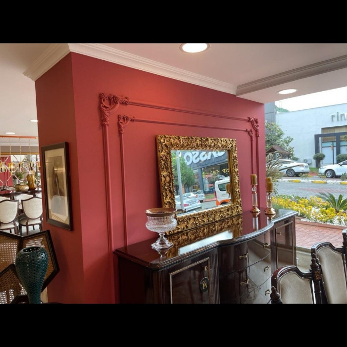 Wall Accent Decorative Accent Wall Kit Lined Wall Molding 2.5 Etsy