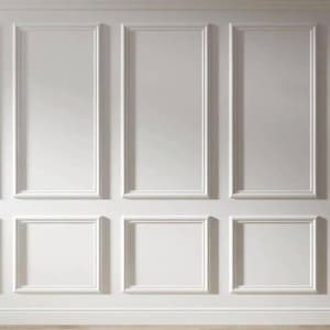 Wall Molding Package Ready to Assemble, Pre-cut Factory Primed, Wall ...