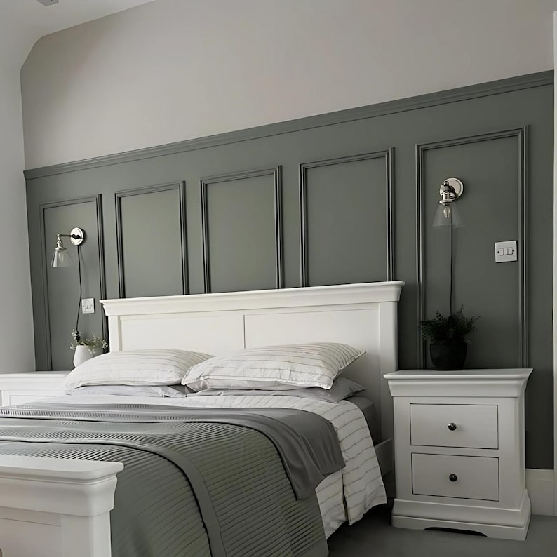 Wall Molding Package Ready to Assemble, Pre-cut Factory Primed, Accent ...