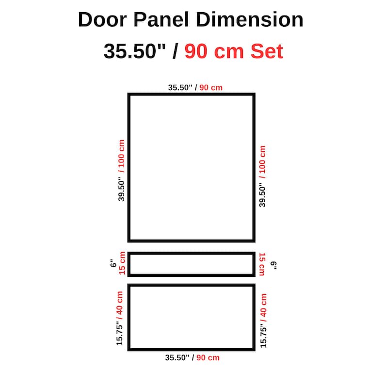 Ready to Install Door Molding Kit: Paintable, Waterproof, Scratch ...