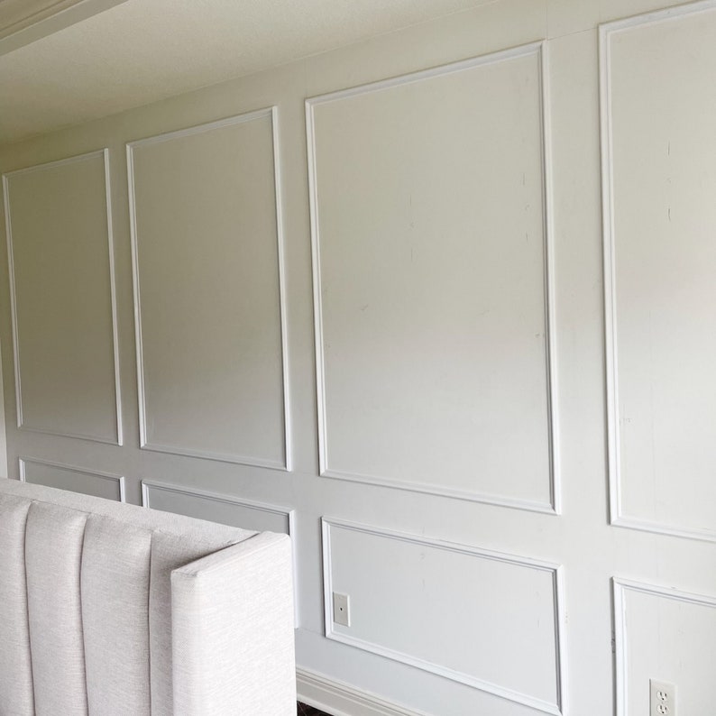 Wall Molding Wall Trim Design Wall Molding Kit Decorative Etsy