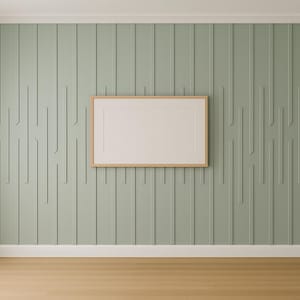 Wall Moulding Kit - Wall Molding Assembly - Pre-Cut Factory Primed-Accent Wall Panels -Flat Design Wall Molding Accent Wall Kit