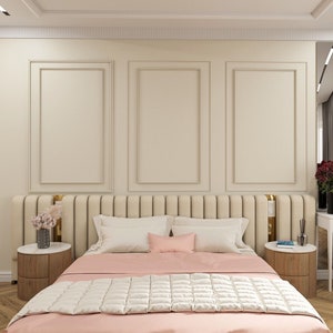 Pre-Cut Wall Moulding Kit: 3-Panel Accent Wall Design