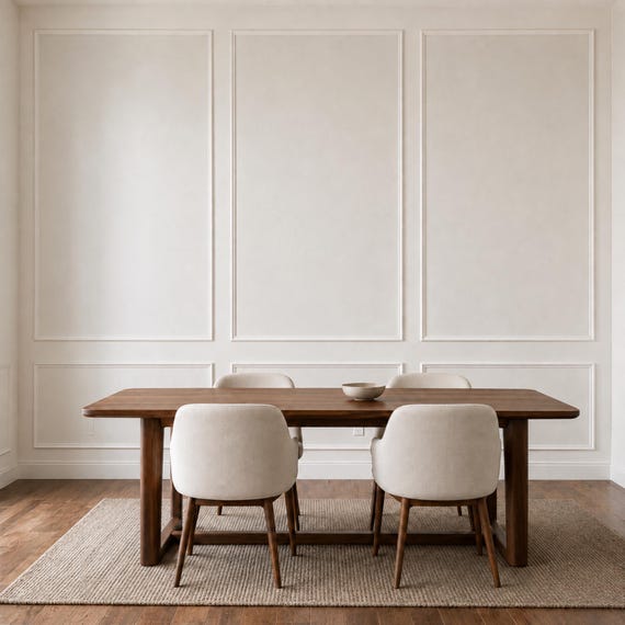 Pre-Cut Wall Molding Kit, Ready-to-Install Wall Paneling Kit, Decorative Wall Moulding, DIY Accent Wall Molding