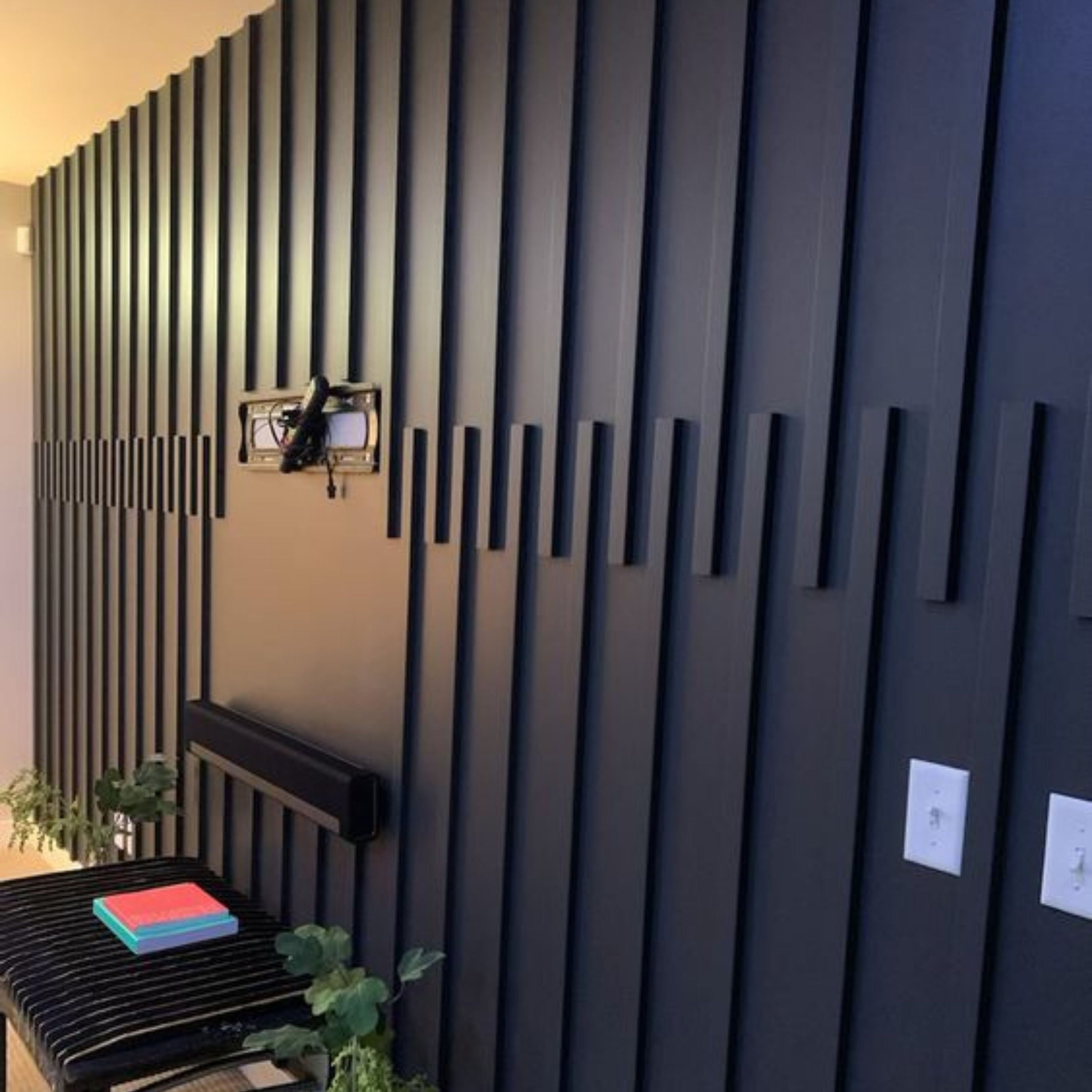 Ready to Assemble Wall Moulding Kit, Flat Wall Paneling Kit Wall ...