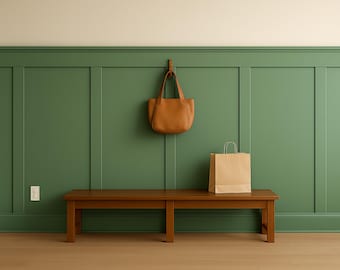 Shaker Wall Paneling Kit: Ready Assemble Wainscoting, Primed