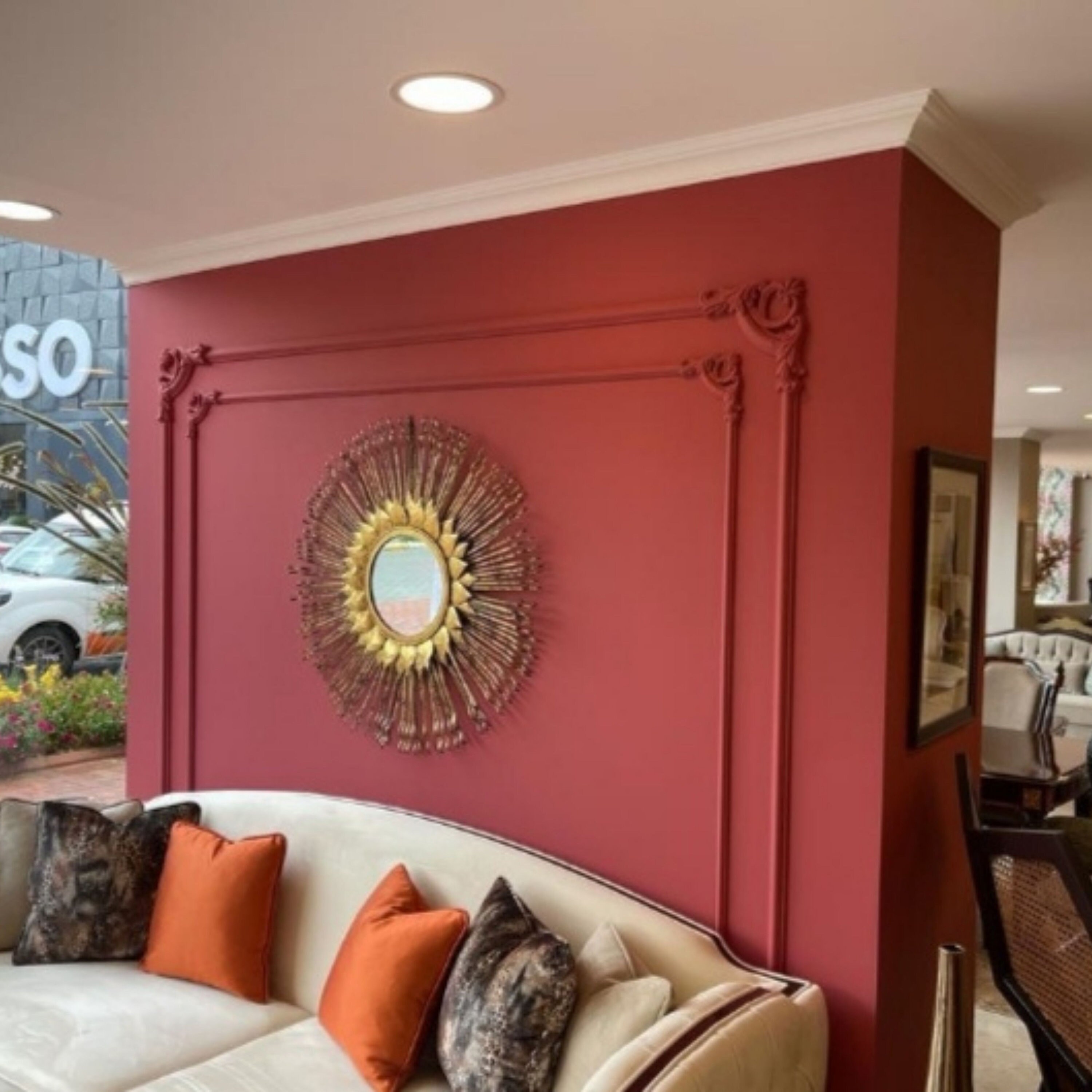 Wall Accent Decorative Accent Wall Kit Lined Wall Molding 2.5 Etsy