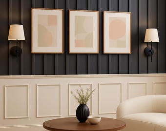 Ready Made Wall Molding Kit, Paintable Paneling Kit - Accent Wall Molding - Half Wall Panel, Peel and Stick Wall Molding Kit, Picture Frame