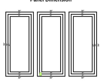 Wainscoting Cladding Kit: Pre-Cut Wall Molding, Easy Install