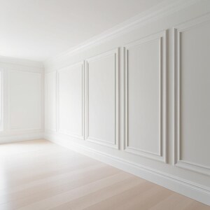Pre-cut Wainscoting Cladding Kit – Double Panel Design, Factory Primed ...