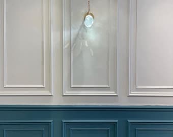 Wall accent molding Decorative Wall Paneling Skirting 4cm flat skirting 10 pack 12 meters. Wall molding Kit, wainscoting kit