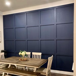DIY Wall Molding Kit, Pre-Cut Wall Molding Set, Easy Install Wall Moulding Package, Modern Wall Paneling, Wainscoting Panel, Accent Wall Kit