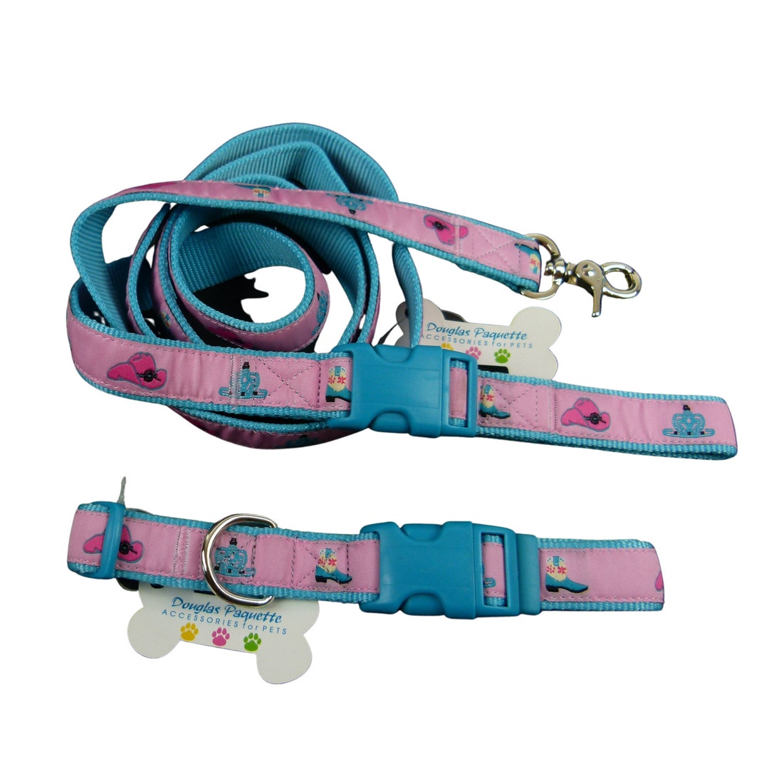 Douglas Paquette COWGIRL MOTIF Nylon and Ribbon Collars and Harness Etsy