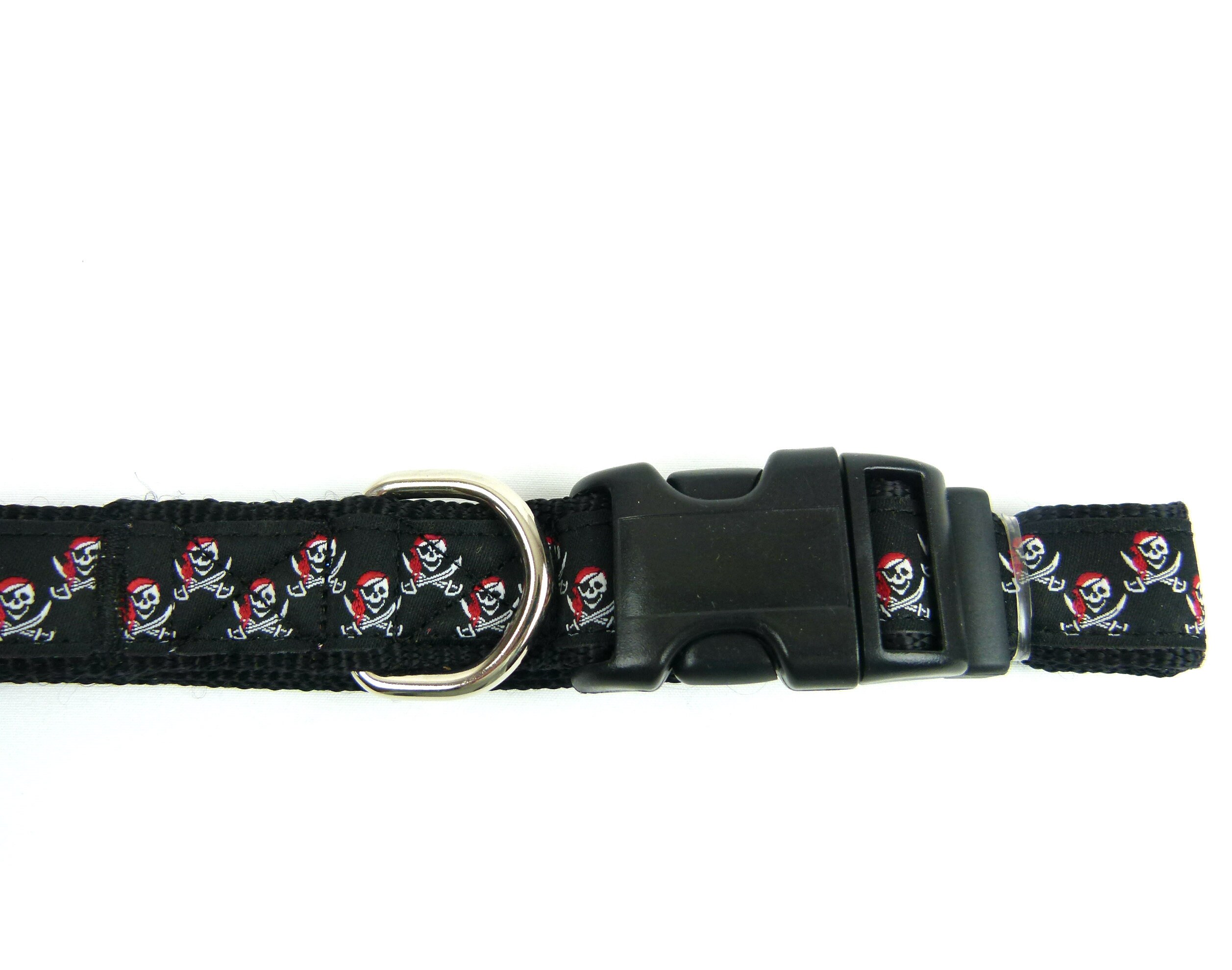 Douglas Paquette Skull and Cross Bones Dog Collars and Leashes