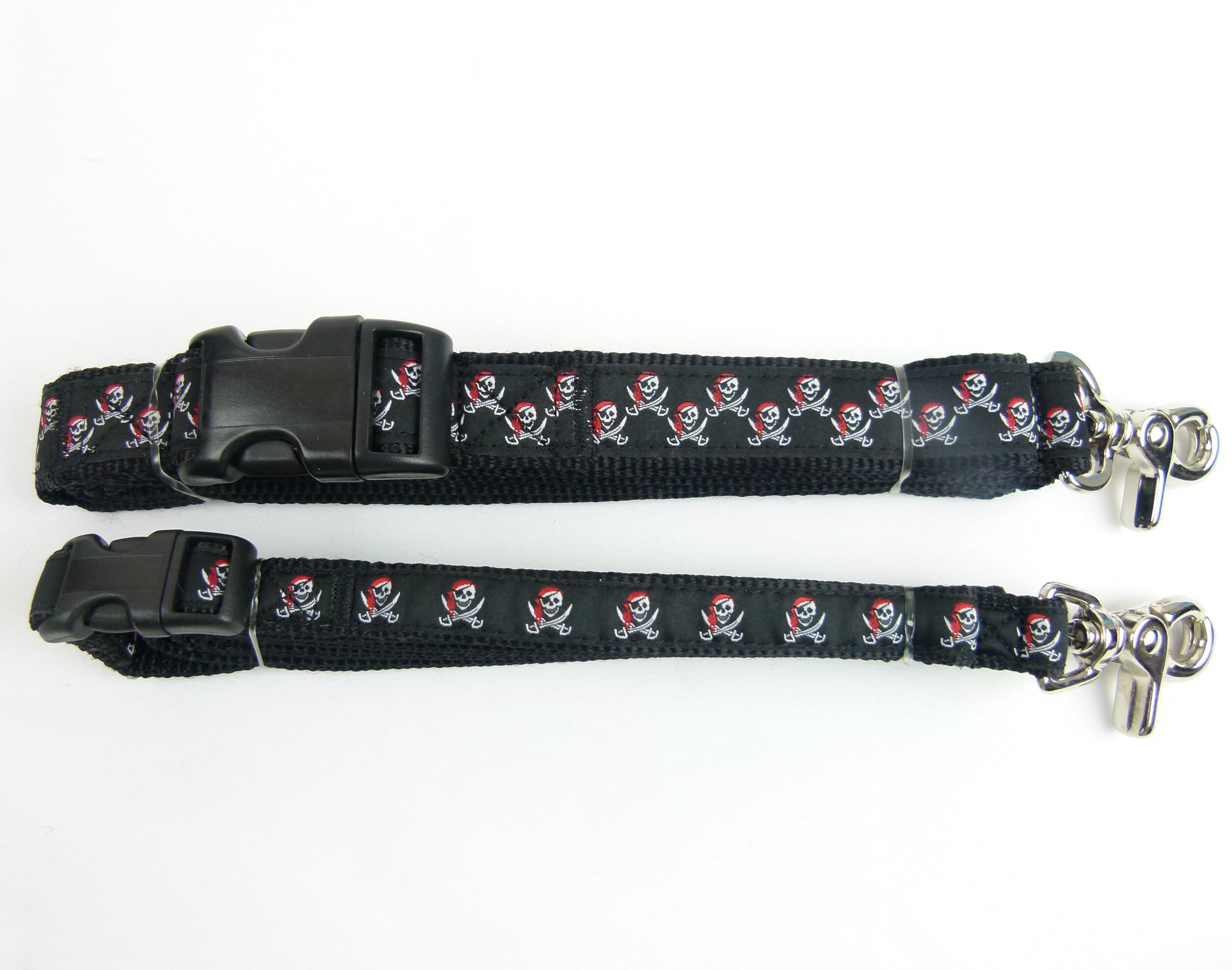 Douglas Paquette Skull and Cross Bones Dog Collars and Leashes