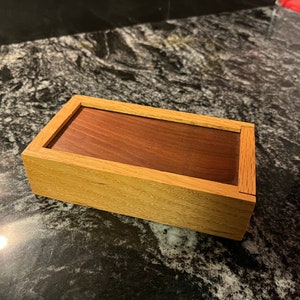 Wood Trinket Box - Storage Jewelry