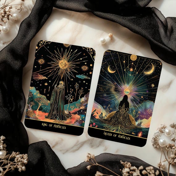 Nightborn Tarot Deck With Guidebook, Unique Tarot Cards, 78