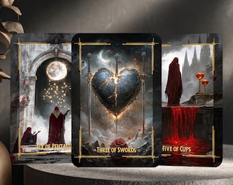 Nocturne Tarot Deck with Guidebook: Gold Edged Limited Edition