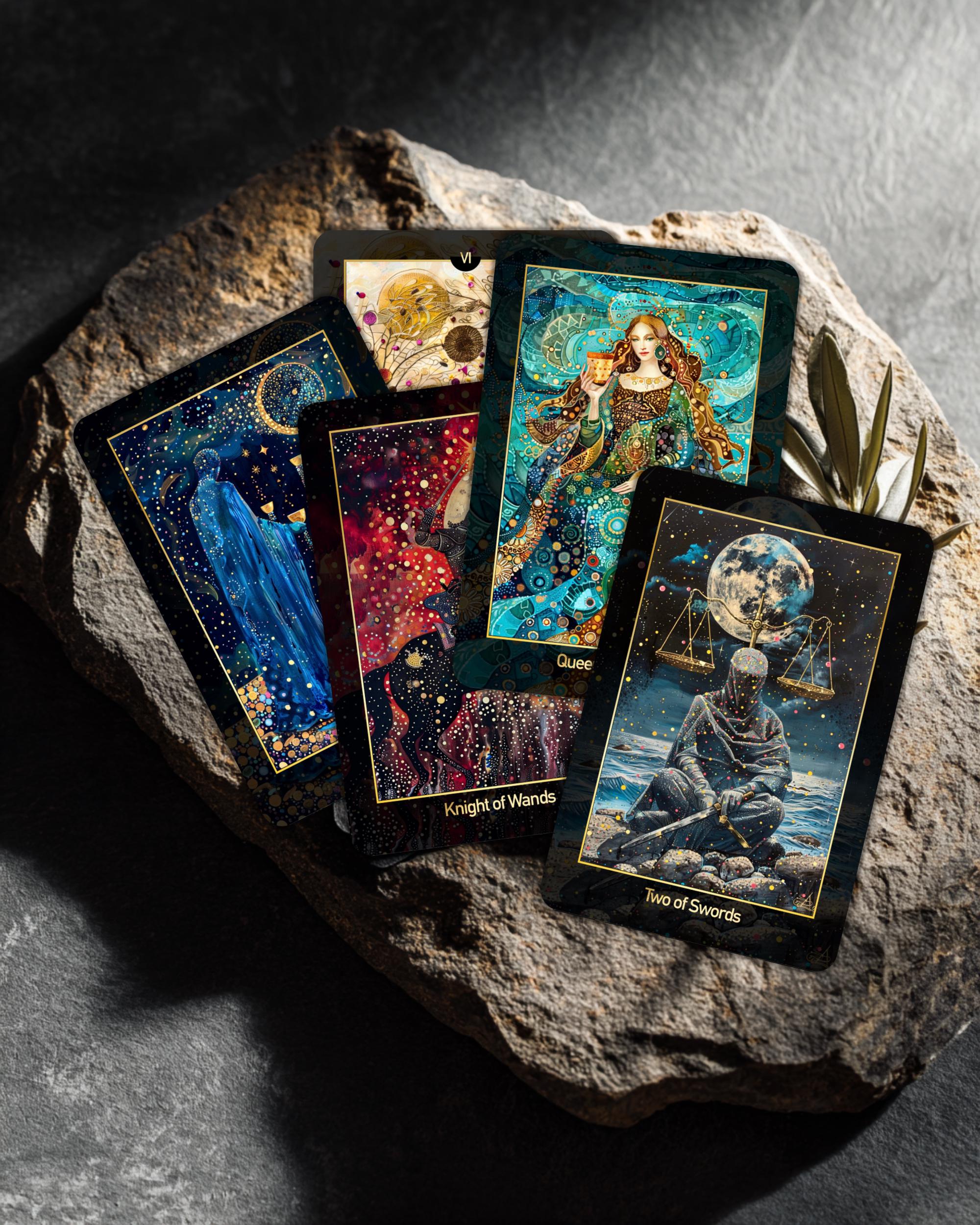 【正規品タロットカード】入手困難品☪︎海外美麗デッキ✨月と星・惑星・星座のデッキ Amazon.co.jp: hosi7ミルキーウェイタロット80フルデッキ ｜ hosi7