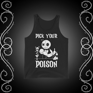 Pick Your Poison Doll Unisex Tank Top