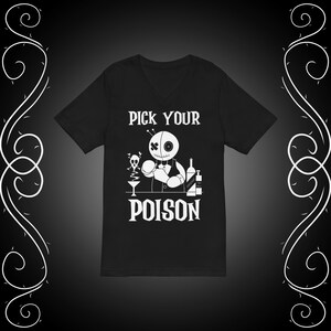 Pick Your Poison Doll Unisex V-Neck Tee