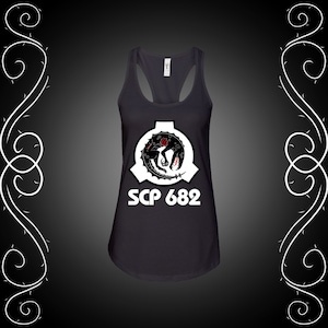 SCP 682 Women&#39;s Racerback Tank