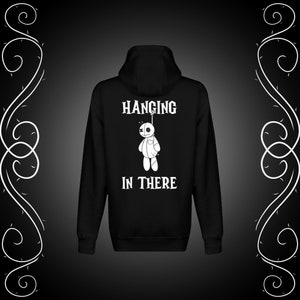 Hanging In There Doll Unisex Premium Pullover Hoodie
