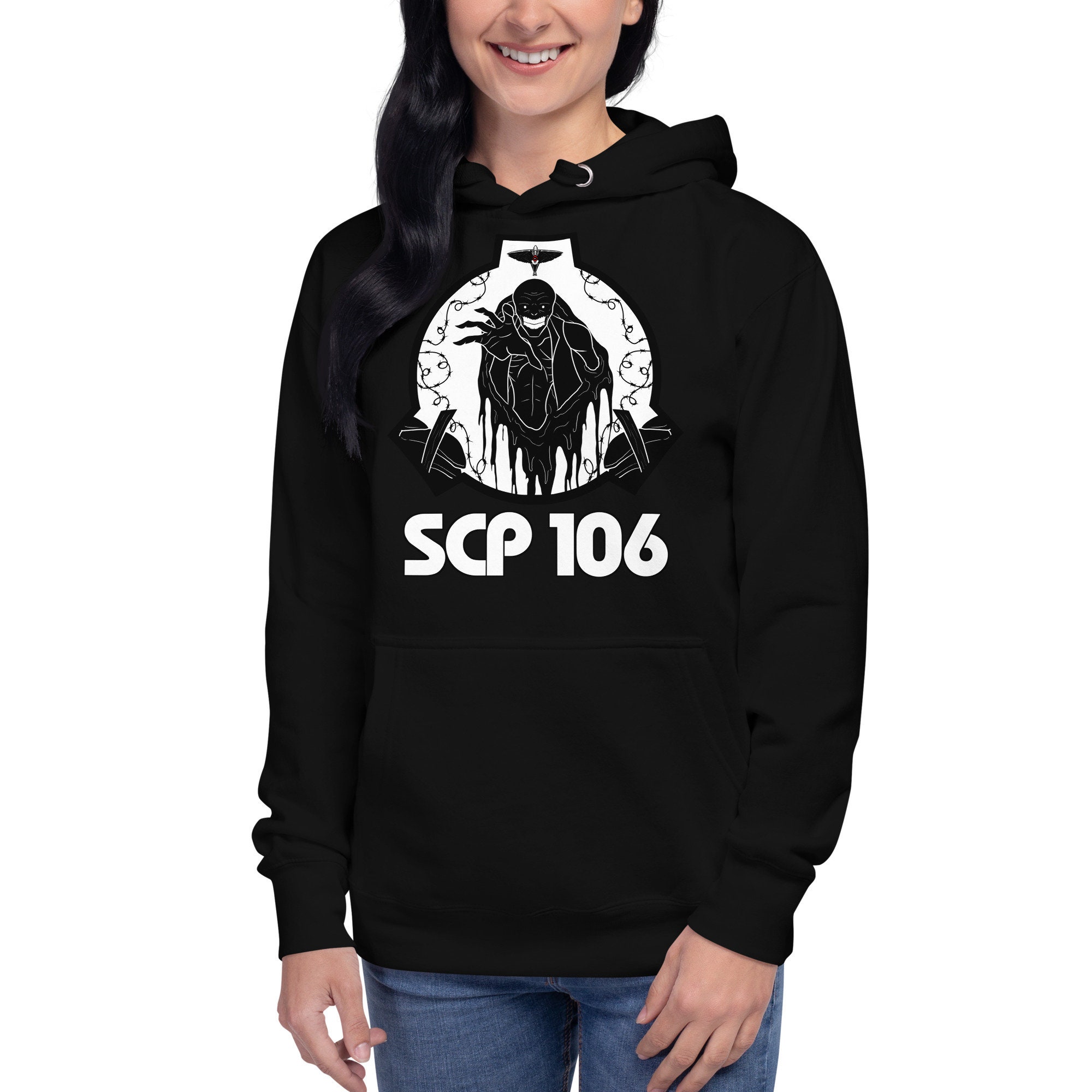  SCP-106 Zip Hoodie : Clothing, Shoes & Jewelry