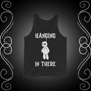 Hanging In There Doll Unisex Tank Top