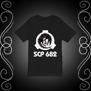 SCP 682 Unisex V-Neck Tee