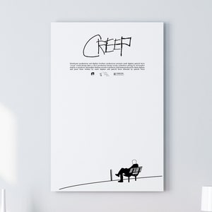 Creep Movie Poster - Wall Art - Minimalist Art Decor - Horror Film - Vintage Home Decor - Contemporary Artwork - Movie Artwork - Indie Film