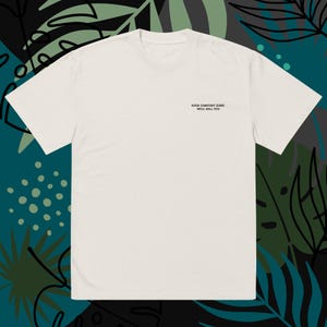 comfort zone - oversized faded t-shirt