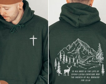 Christian Hoodies, Religious apparel, Faith hoodie, Husband gifts, Boyfriend Gifts, Christian Gifts, Bible verse hoodie, Christian clothing