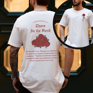 Christian Mens Shirt, Mens Gifts, Gift for Him, Faith Tshirt, Christian Clothing, Bible Verse Shirt, Christian Streetwear, Religious Apparel