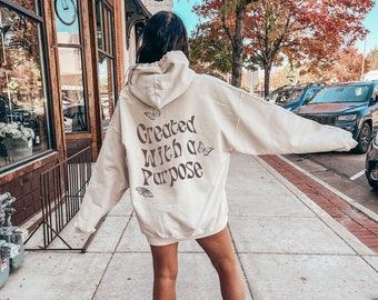 Women Christian hoodie, Bible verse hoodie, Christian streetwear, Christian Clothing, oversized Jesus hoodie, Faith sweatshirt, gift for her