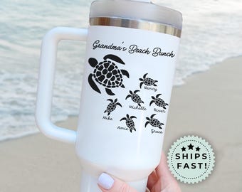 Custom Grandma Tumbler, Nana Tumbler,Custom Mom Tumbler, Grandkids Name Mug, Grandchildren Nana gift, Mom Christmas Gift, Custom Grandma Cup