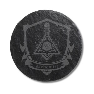 Alchemist - Fantasy Coasters - Laser Engraved