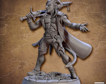 Baal Prince (City of Intrigues Set / Artisan Guild) Tabletop, RPG, Pathfinder, Dnd, Devil, Trickster, Brad, Warlock, Tiefling, Demon