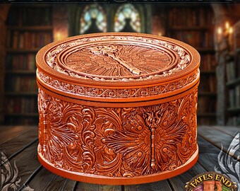Sorcerer Dice Vault | Dice Holder | D20 | Dice Holder | 3D Printed | Tabletop RPG | Fates End | Dungeons and Dragons Accessory