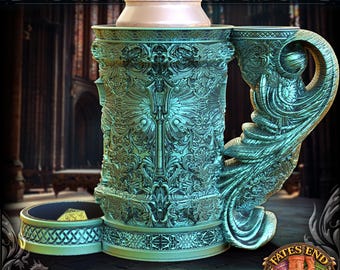 Cleric Dice Tower and Vault | Dice Holder | D20 | Dice Holder | 3D Printed | Tabletop RPG | Fates End | Dungeons and Dragons Accessory