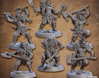 Skinchanger Set from Skutagaard Northmen Saga II (Artisan Guild) Tabletop, RPG, Pathfinder, DnD, Baldurs Gate, Bear, Bearmen, Skinchanger