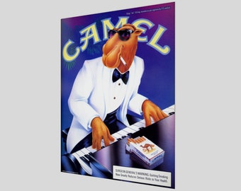 camel cigarette ads 1990s advertisement. Joe Camel ruled '90s  cool shades, cartoon vibes, and major controversy. Retired in '97 after backlash over marketing to kids.  @90skidscloset Vintage Camel advertisements from the